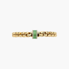 FOPE EKA Flex'it Bracelet with Diamonds and Chrysoprase