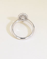 The Oval Vintage Engagement Ring in Rose Gold