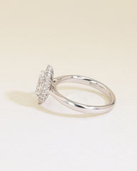 The Oval Vintage Engagement Ring in Rose Gold