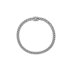 Fope Solo White Gold Diamond Rondel Bracelet