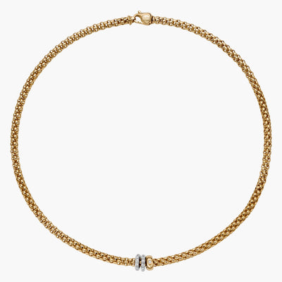 Fope Flex'it Solo Necklace Two Diamond Rondel - Fope product