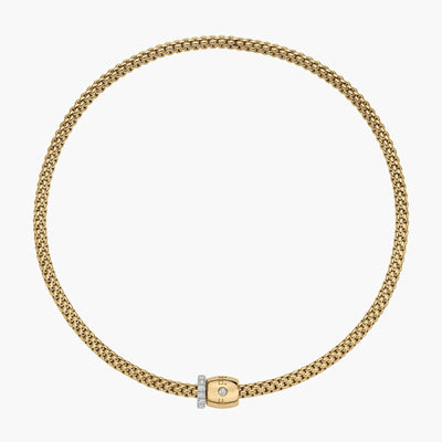 Fope Flex'It Solo Necklace Pave and Ornamental Rondel - Fope product