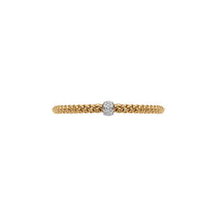 Fope Solo Collection Diamond Pave Rondel Bracelet