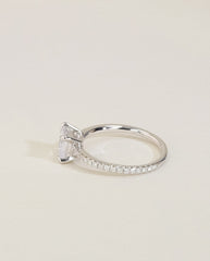 The East to West Solitaire Pavé