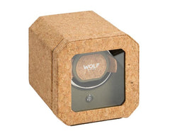 WOLF Cortica Single Winder With Cover in Portuguese Cork
