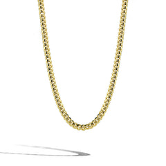 Solid Gold Cuban Link Chain Necklace - 8mm
