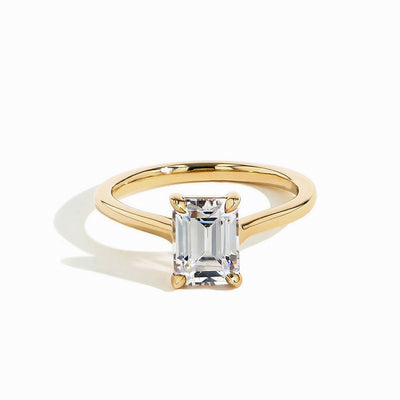 The Emerald Solitaire Engagement Ring - Private Label product