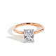 Rose Gold / Platinum Prongs