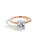 Rose Gold / Platinum Prongs
