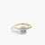 Oval Ultra Thin Solitaire Engagement Ring