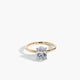 Yellow Gold / White Gold Prongs
