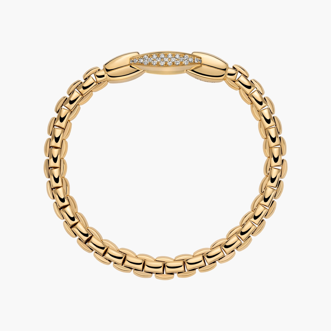 Fope Eka Flex'It Diamond Pavé Clasp Bracelet