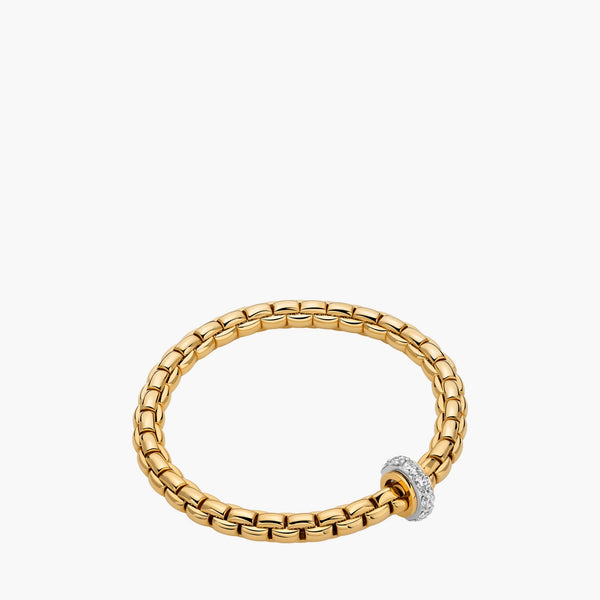 FOPE EKA Large Bracelet With Diamond Pave Rondel