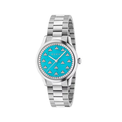 Gucci G-Timeless 32mm Turquoise Bee Watch - Gucci product