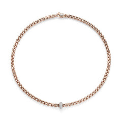 Fope Eka Diamond Station Necklace