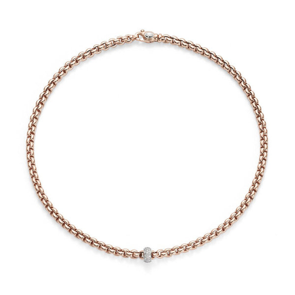 Fope Eka Diamond Station Necklace