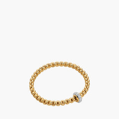 FOPE EKA Bracelet With Large Diamond Pave Rondel