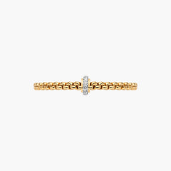 FOPE EKA Bracelet With Large Diamond Pave Rondel