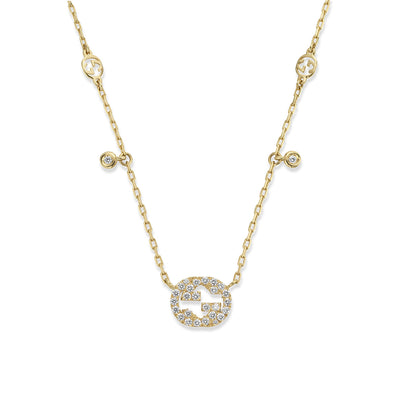 Gucci Interlocking Diamond Necklace in Yellow Gold - Gucci product
