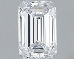 Diamond Lab Grown EMERALD 0.52ct IF