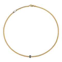 Fope Men's Eka Flex'it Black Diamond Necklace