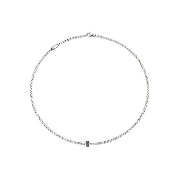 Fope Men's Eka Flex'it Black Diamond Necklace