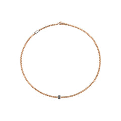Fope Men's Eka Flex'it Black Diamond Necklace
