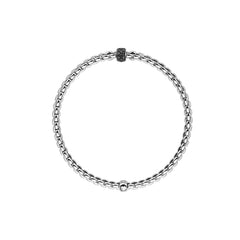 Fope Men's Luci Flex'it Black Diamond Bracelet