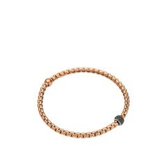 Fope Men's Luci Flex'it Black Diamond Bracelet