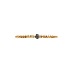 Fope Men's Luci Flex'it Black Diamond Bracelet