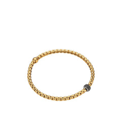 Fope Men's Luci Flex'it Black Diamond Bracelet