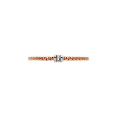 Fope Flex It Two Tone Diamond Station Bracelet