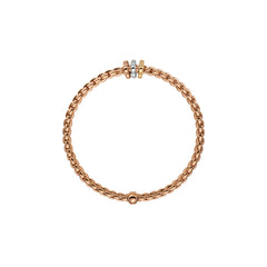 Fope Flex It Tri Color Station Bracelet