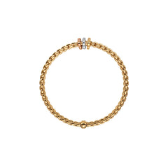 Fope Flex It Tri Color Station Bracelet