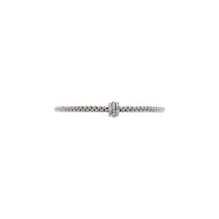 Fope Flex It Prima White Gold Diamond Rondel Bracelet