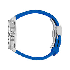 Gucci Dive Black Dial Bee Watch with Blue Rubber Strap - 40mm