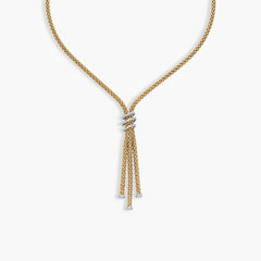 Fope Prima Diamond Pavé Lariat Necklace
