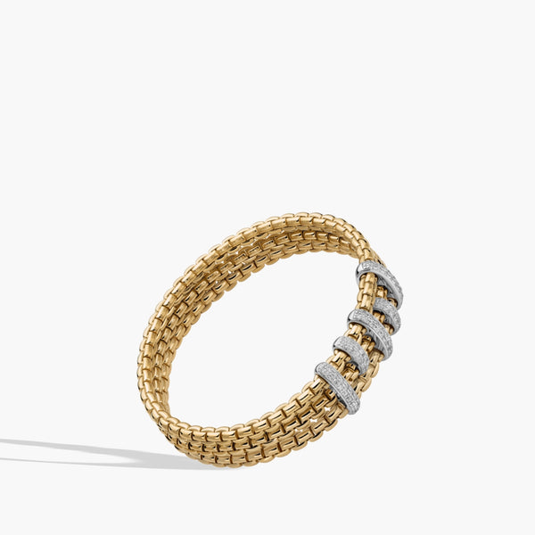 Fope Eka Flex'It Triple Mesh 5 Station Bracelet