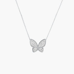Roberto Coin Princess Tiny Treasures 18k Gold and Diamond Butterfly