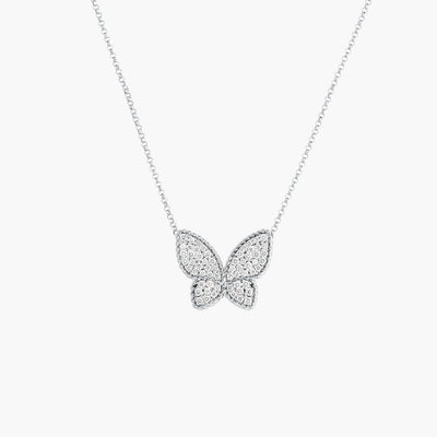 Roberto Coin Princess Tiny Treasures 18k Gold and Diamond Butterfly - Roberto Coin product