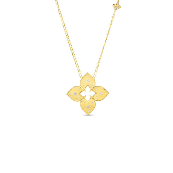 Roberto Coin Venetian Princess Large Flower Necklace