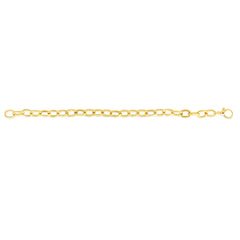 Roberto Coin Diamond Charm Bracelet in Yellow Gold