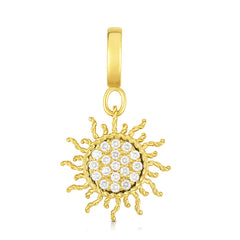 Roberto Coin Diamond Charm Bracelet in Yellow Gold
