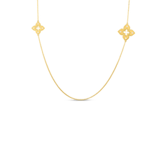 Roberto Coin Petite Venetian Princess Diamond Station Necklace
