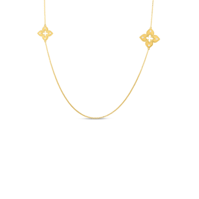 Roberto Coin Petite Venetian Princess Diamond Station Necklace - Roberto Coin product