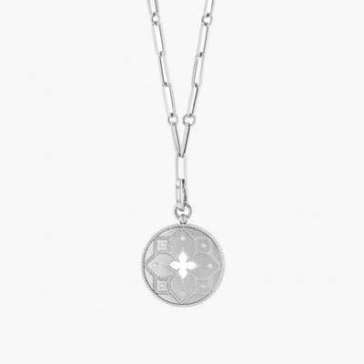 Roberto Coin Venetian Princess Diamond Satin Cutout Medallion Necklace - Roberto Coin product