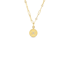 Roberto Coin Venetian Princess Reversible Zodiac Paperclip Necklace