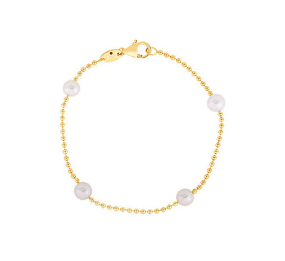 Roberto Coin 4 Pearl Station Bracelet - Roberto Coin product