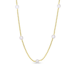 Roberto Coin Pearl Station Necklace