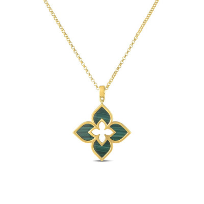 Roberto Coin Venetian Princess Flower Malachite Necklace - Roberto Coin product